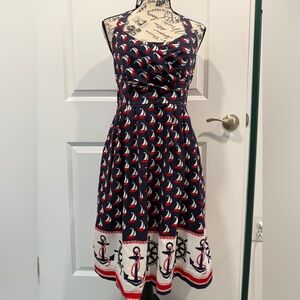 Boden Nautical Sailboat Print Dress